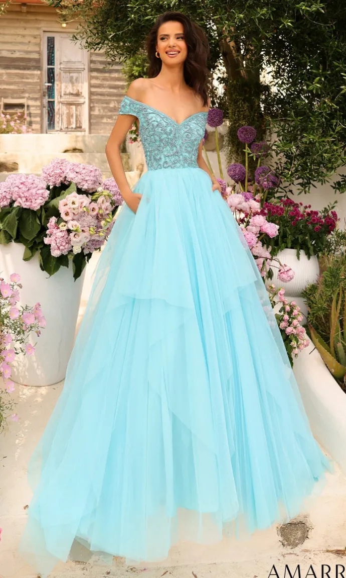 Amarra Long Formal Dress 94038