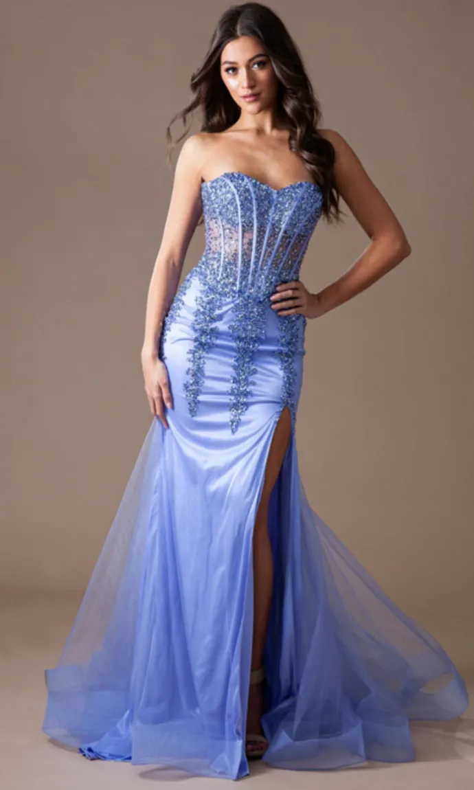 Amelia Couture Long Formal Dress 7051