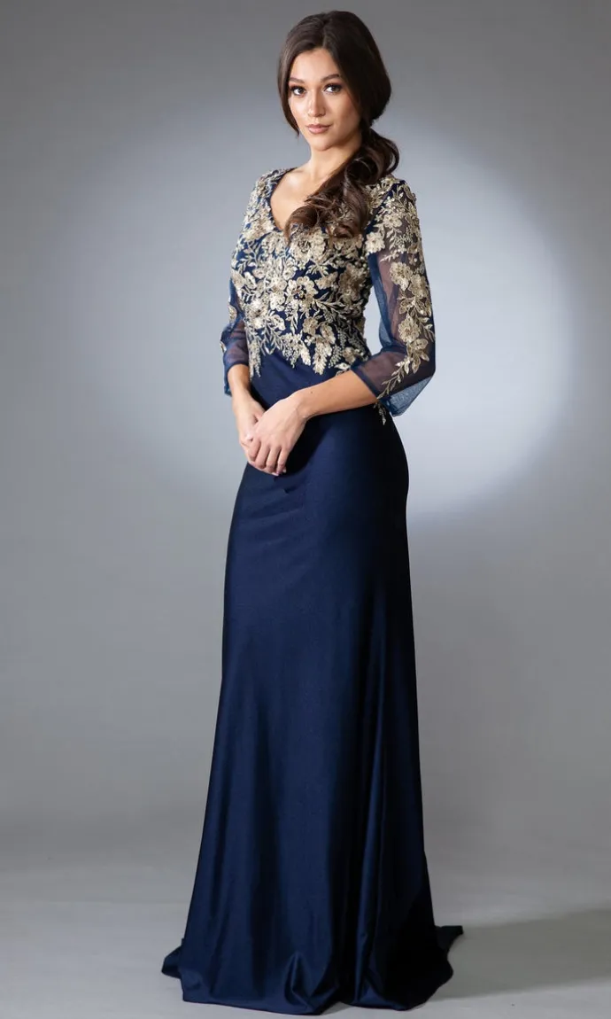 Amelia Couture Long Formal Dress 7039