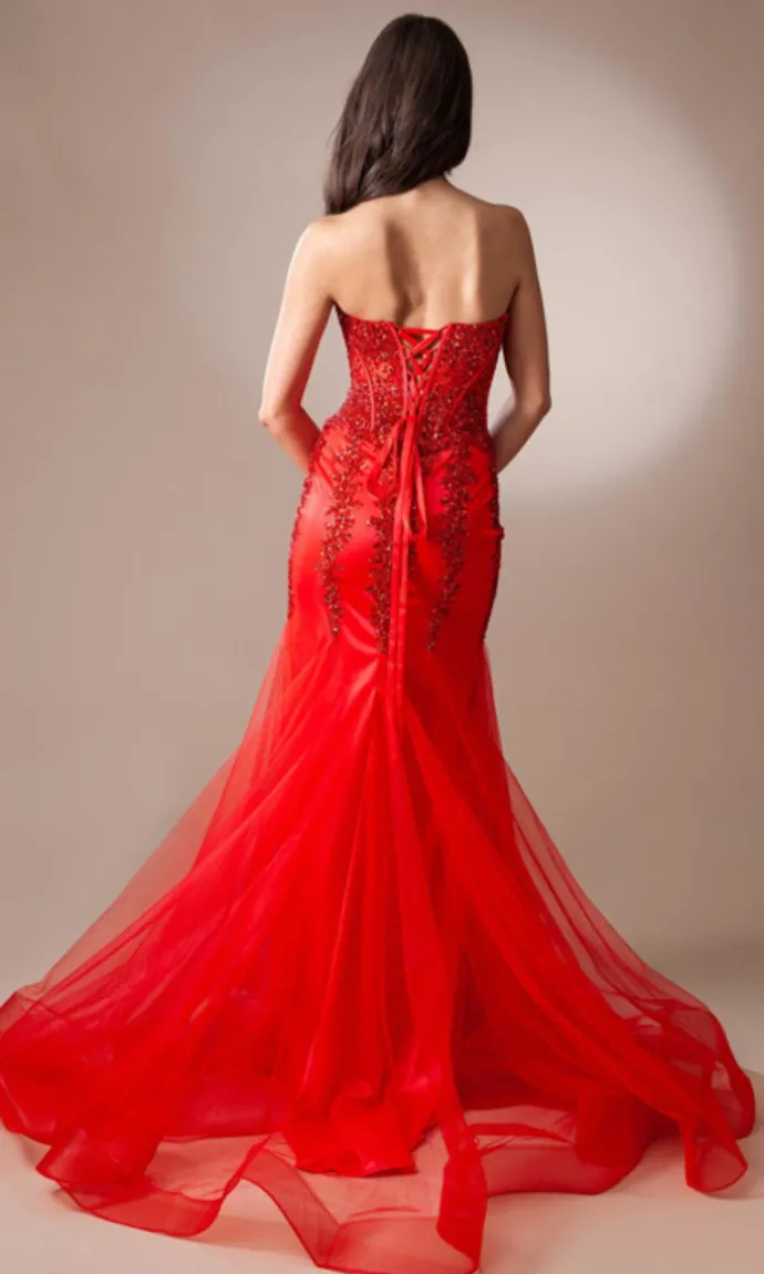 Amelia Couture Long Formal Dress 7051