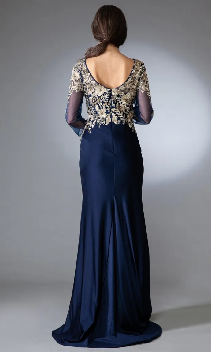 Amelia Couture Long Formal Dress 7039