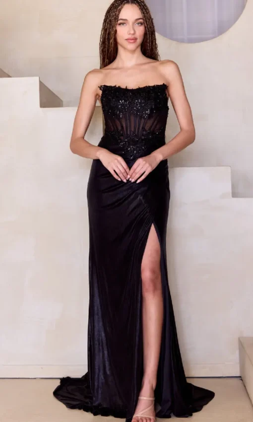 Amelia Couture Long Formal Dress 9055