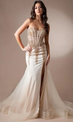 Amelia Couture Long Formal Dress 7051
