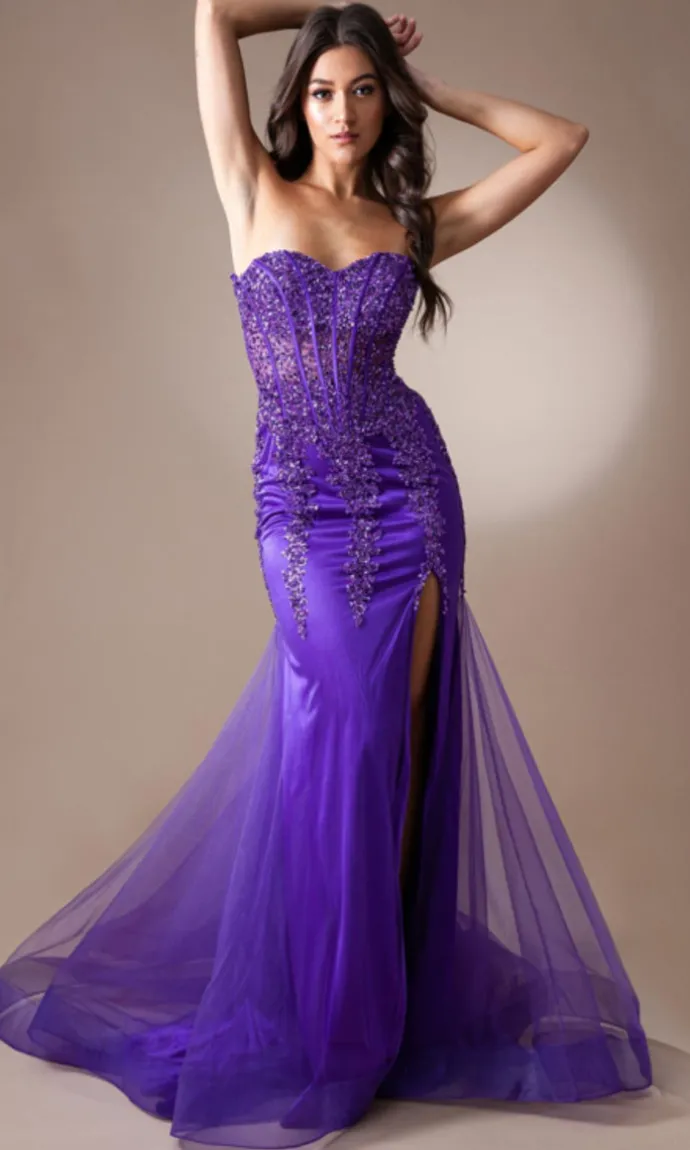 Amelia Couture Long Formal Dress 7051