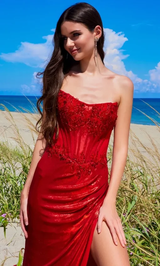 Amelia Couture Long Formal Dress 9055