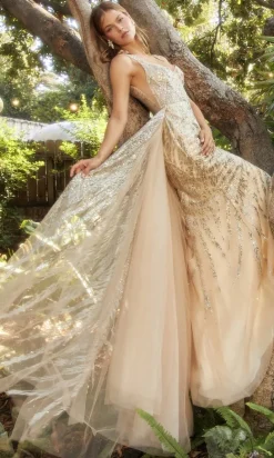 Andrea & Leo Long Formal Dress A1169