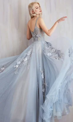 Andrea & Leo Long Formal Dress A0893