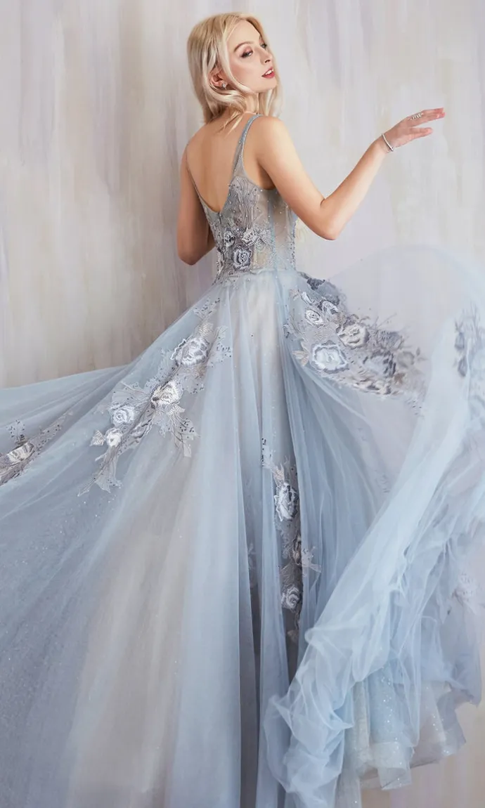 Andrea & Leo Long Formal Dress A0893