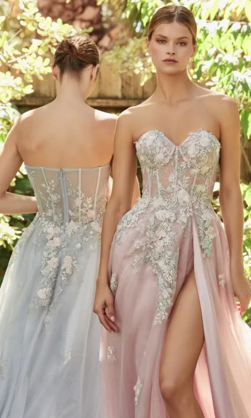 Andrea & Leo Long Formal Dress A1089