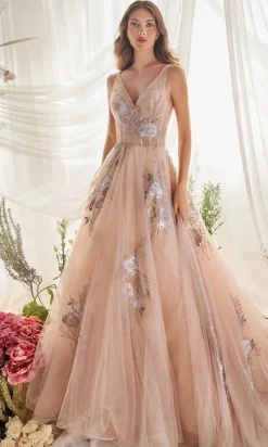 Andrea & Leo Long Formal Dress A0893