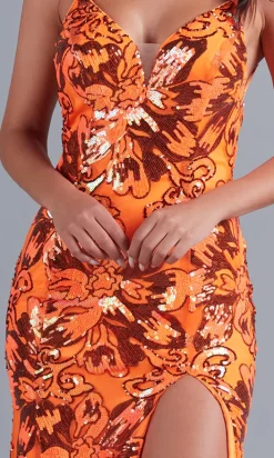 Backless Bright Long Sequin Formal Dress