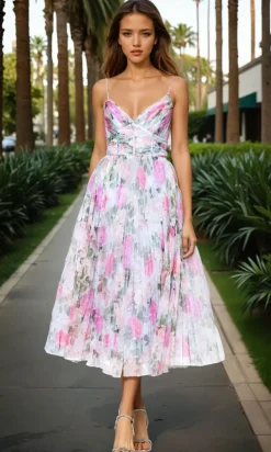 Betsy and Adam Short Party Dress a27054