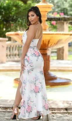 Cali by Velvi Long Print Maxi Dress