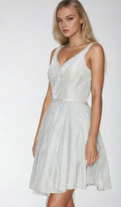 Cinderella Couture Short Party Dress 8013j