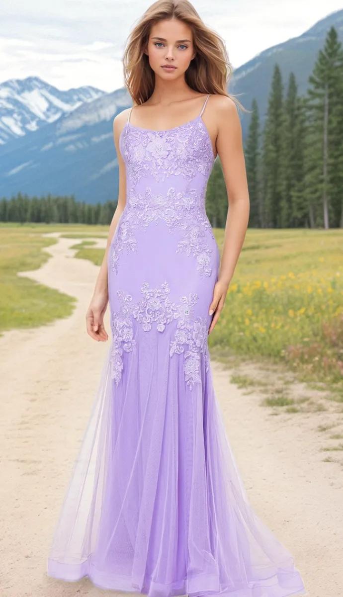 Formal Long Dress 4706Bn by Blondie Nites