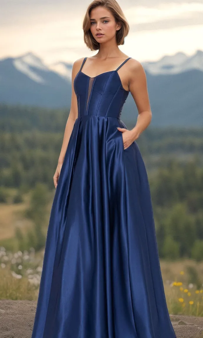 Formal Long Dress 4826Bn by Blondie Nites