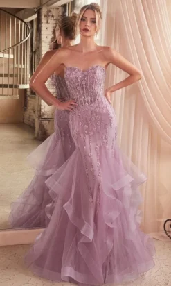 Formal Long Dress CD332 By Ladivine