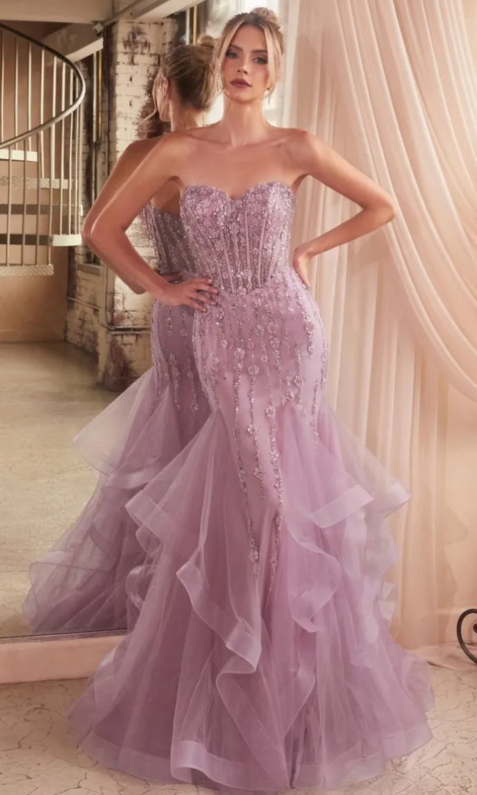 Formal Long Dress CD332 By Ladivine