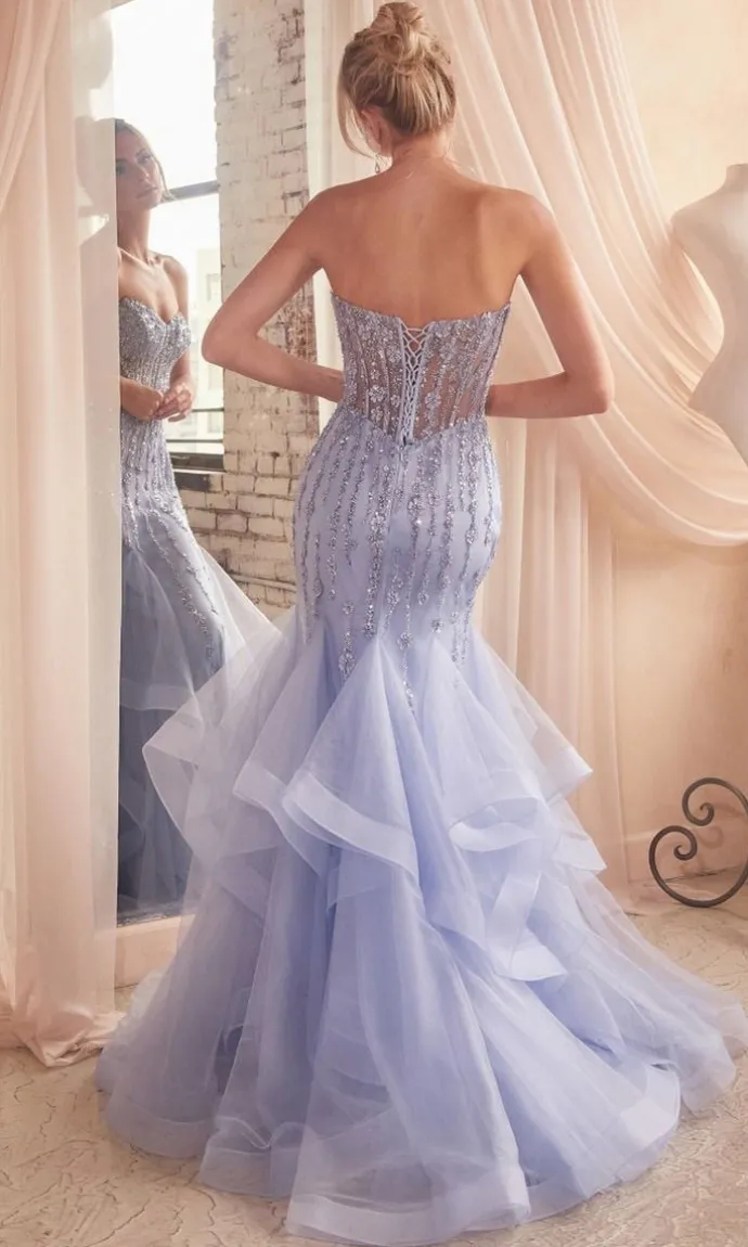 Formal Long Dress CD332 By Ladivine