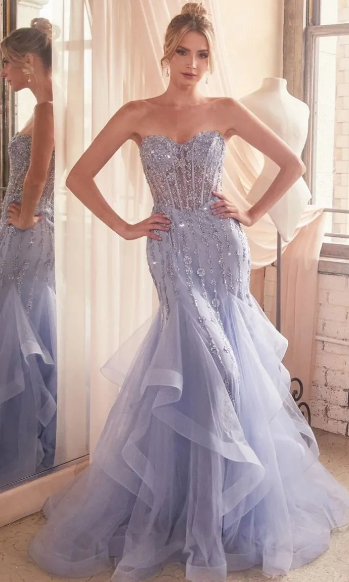 Formal Long Dress CD332 By Ladivine