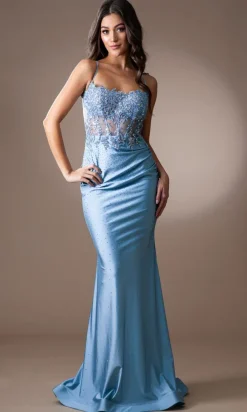 Formal Long Dress TM1018 By Amelia Couture