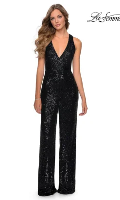 La Femme 28719 Formal Jumpsuit
