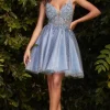 Ladivine Short Party Dress CD0189