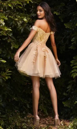 Ladivine Short Party Dress CD0194