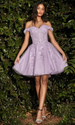 Ladivine Short Party Dress CD0194