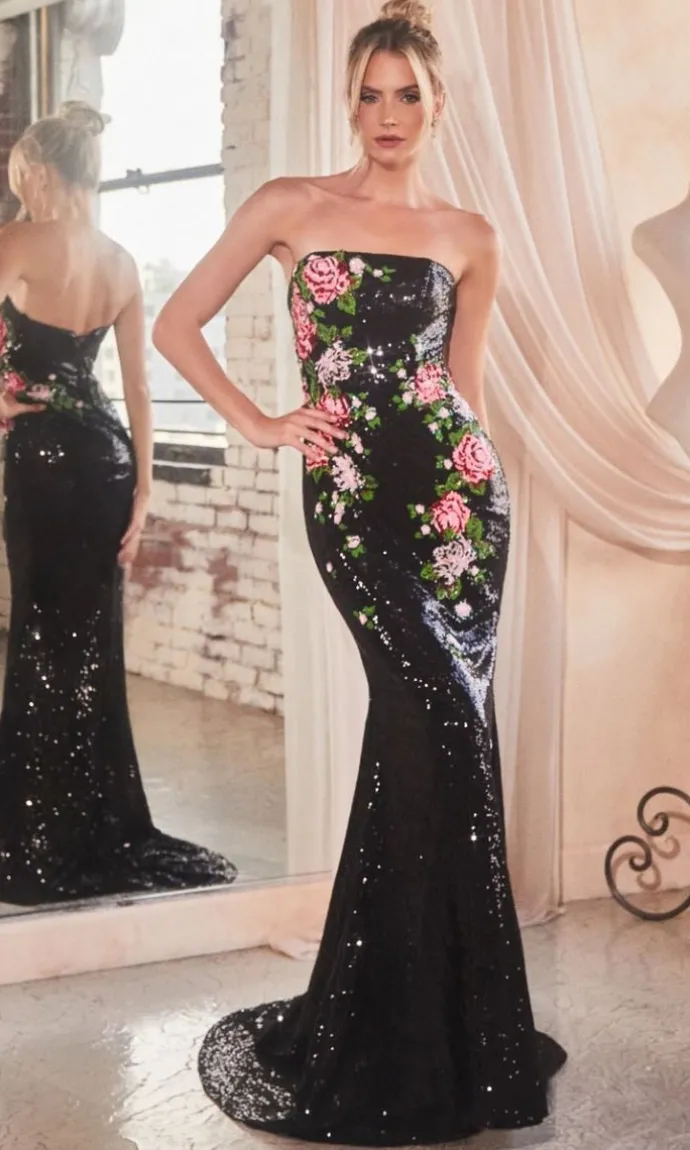 Long Formal Dress CD811 by Ladivine