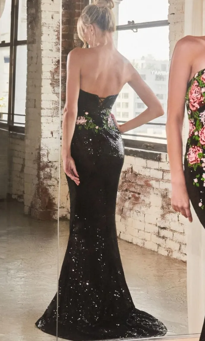 Long Formal Dress CD811 by Ladivine