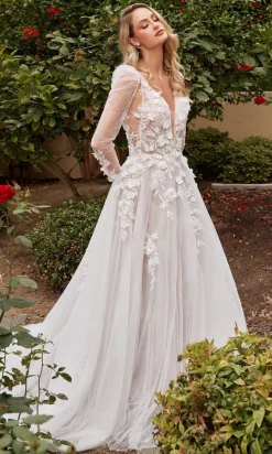 Long Formal Dress CDS436W by Ladivine