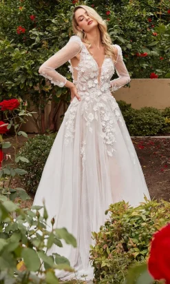 Long Formal Dress CDS436W by Ladivine