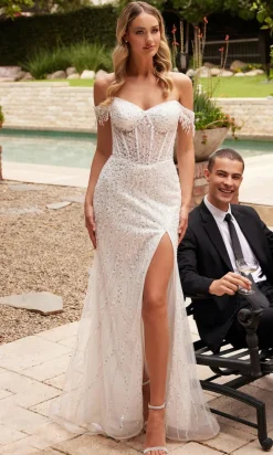 Long Formal Dress CD0203W by Ladivine