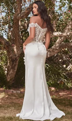 Long Formal Dress CD0186W by Ladivine