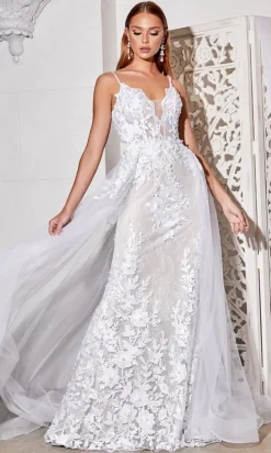 Long Formal Dress CD931W by Ladivine