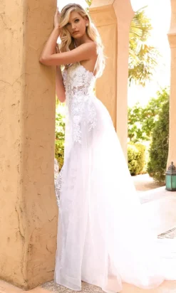 Long Formal Dress CD931W by Ladivine