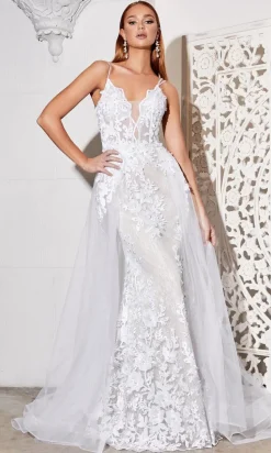 Long Formal Dress CD931W by Ladivine