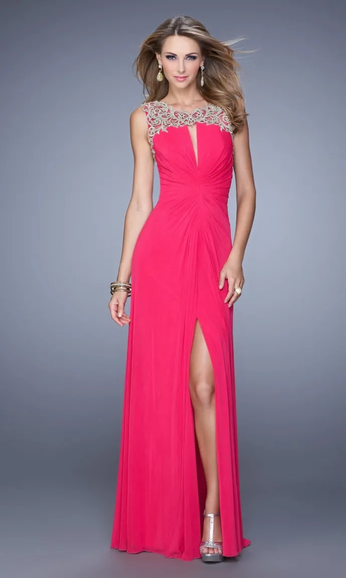 Long Formal La Femme Dress 21293