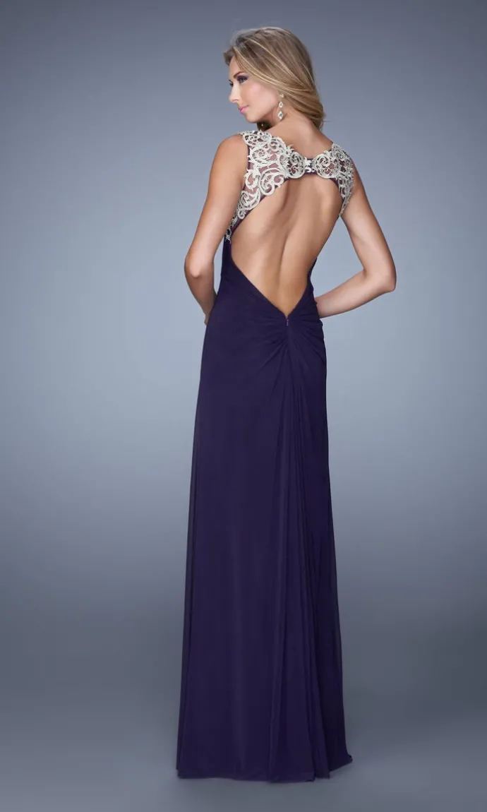 Long Formal La Femme Dress 21293