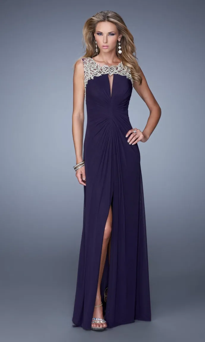 Long Formal La Femme Dress 21293