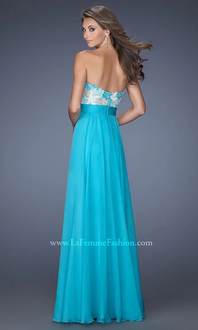 Long Strapless Sweetheart Dress