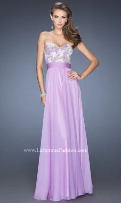 Long Strapless Sweetheart Dress
