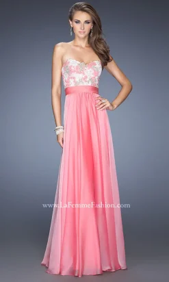 Long Strapless Sweetheart Dress