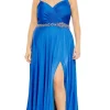 Mac Duggal Long Plus-Size Formal Dress 49575