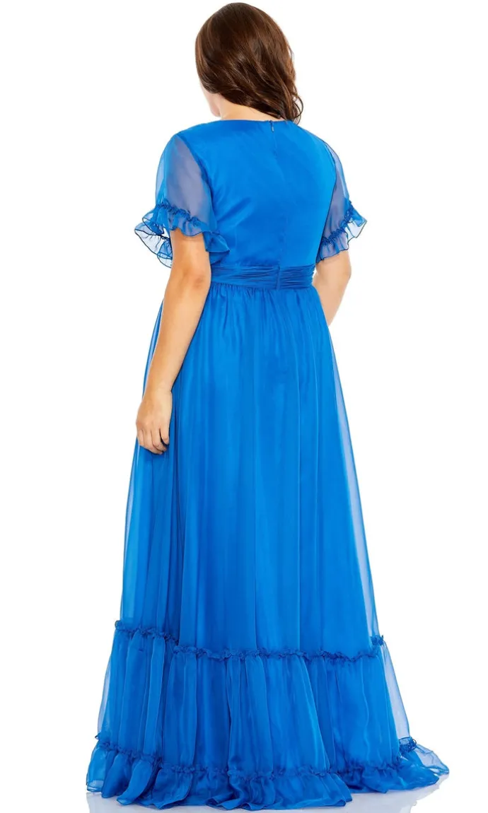 Mac Duggal Long Plus-Size Formal Dress 68430