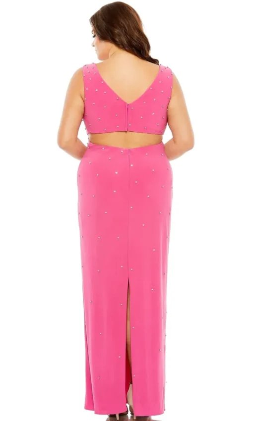 Mac Duggal Long Plus-Size Formal Dress 68353