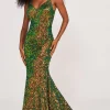 Mermaid Sequin Prom Dress By Ellie Wilde EW34016