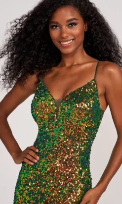 Mermaid Sequin Prom Dress By Ellie Wilde EW34016