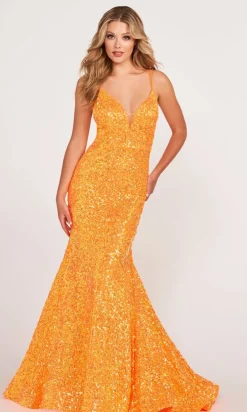 Mermaid Sequin Prom Dress By Ellie Wilde EW34016